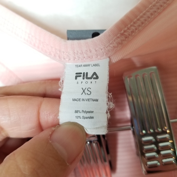 Fila Racerback Workout Tank Peach XS - Picture 6 of 7